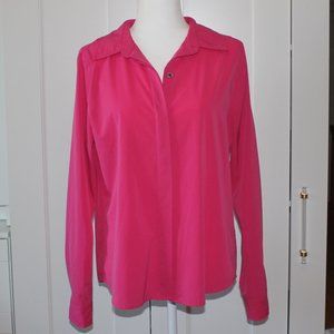 Averly pink button down shirt